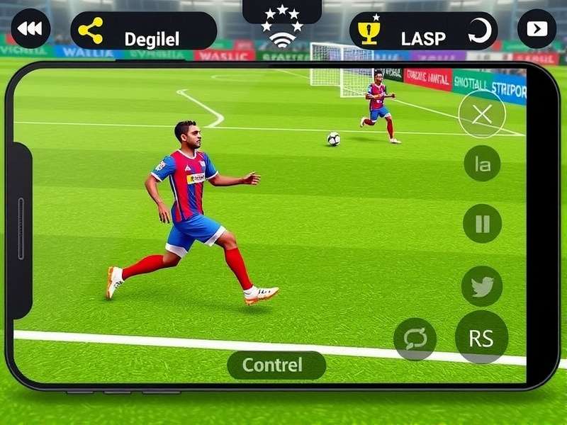 Delhi Dynamo Dribblers gameplay screenshot showing football action